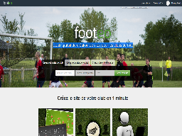 Footeo, créateur de site Internet de foot