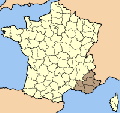 Region Provence Alpes cotes d'azur